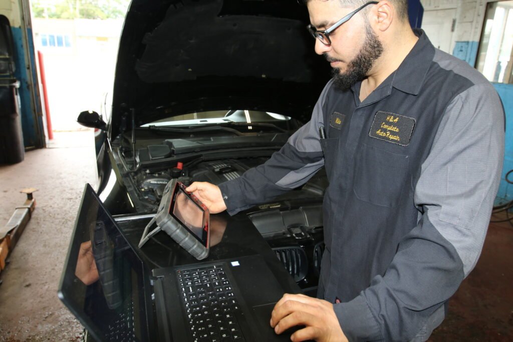Computer diagnostics at H&A Complete Auto Repair